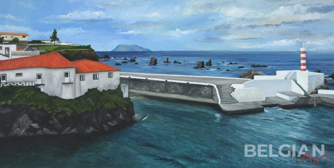 Old harbour of Santa Cruz da Flores
