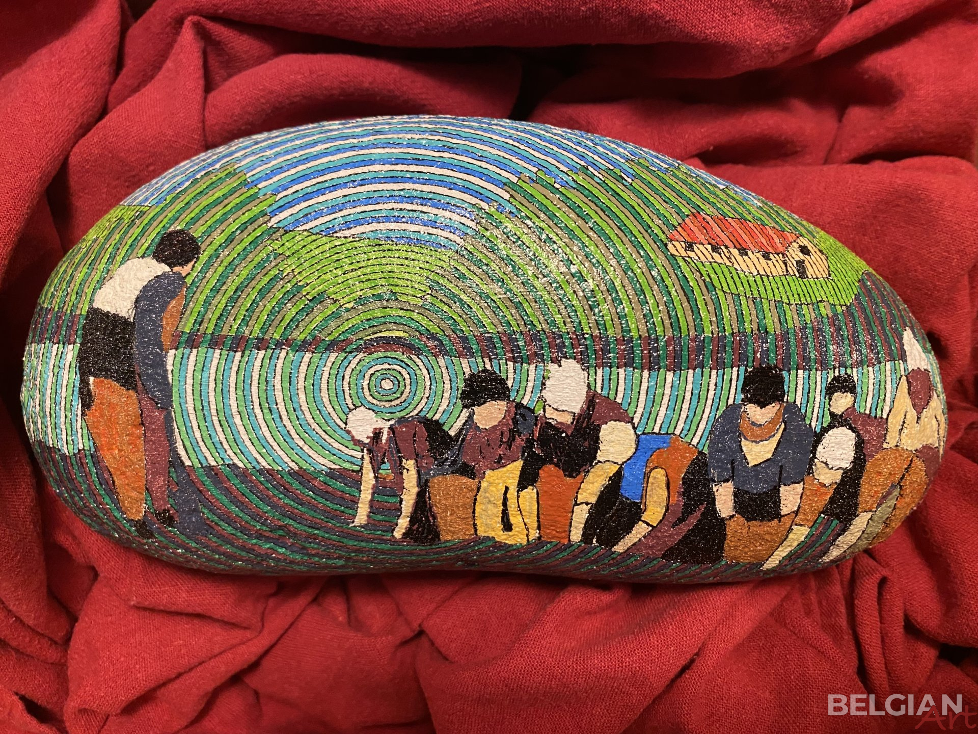 “De aardappeltelers” naar een schilderij van Filip Sadée