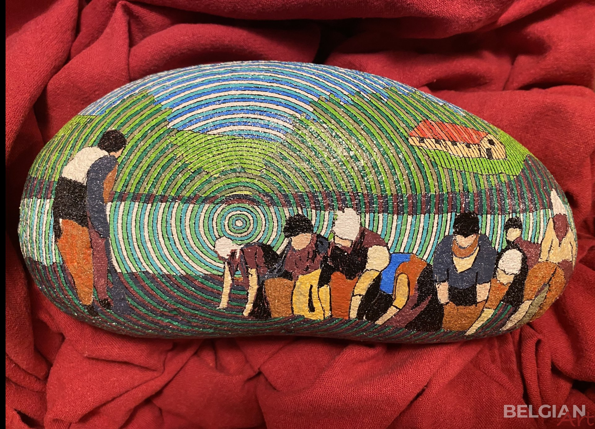“De aardappeltelers” naar een schilderij van Filip Sadée