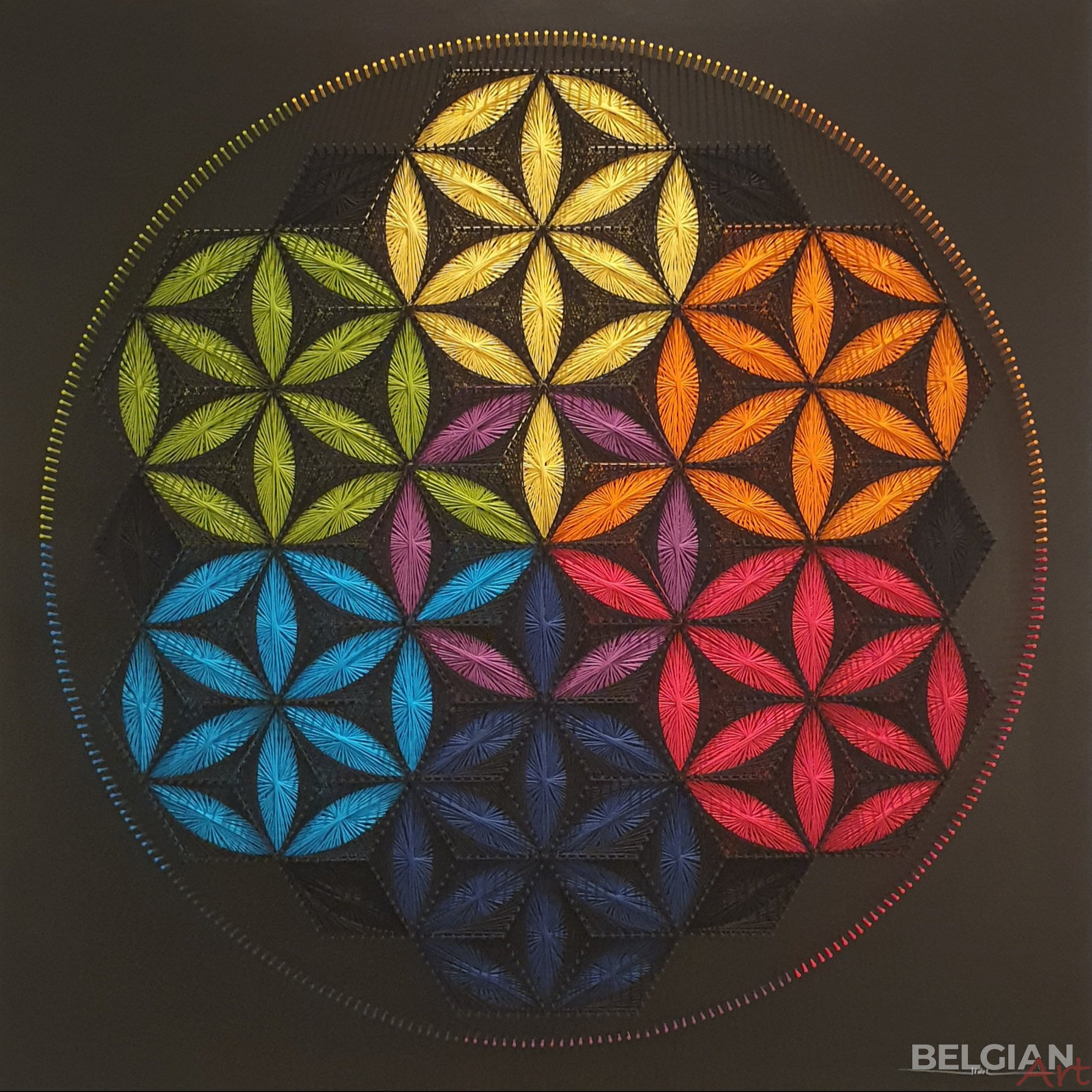 Flower of Life - Fibert Art - 7 colors