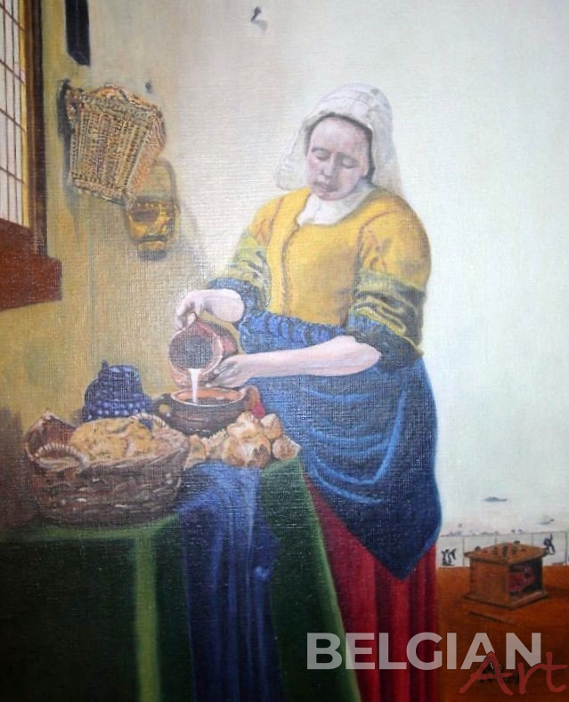 The Milkmaid of J. Vermeer (copy)