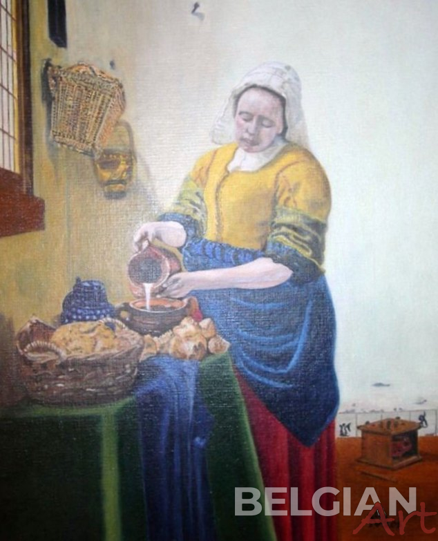 The Milkmaid of J. Vermeer (copy)